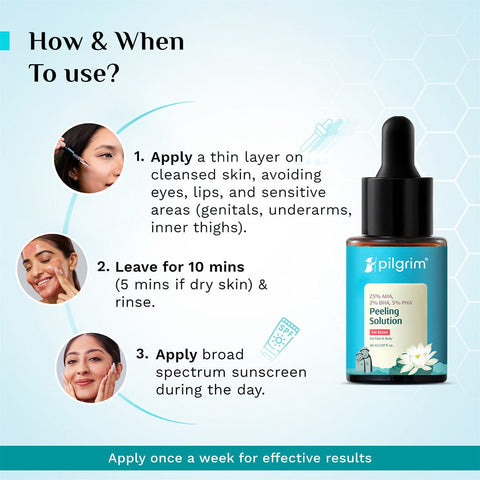 Peeling Solution for tan removal