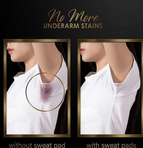 Dry flow disposable under arm sweat pads