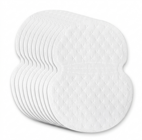 Dry flow disposable under arm sweat pads