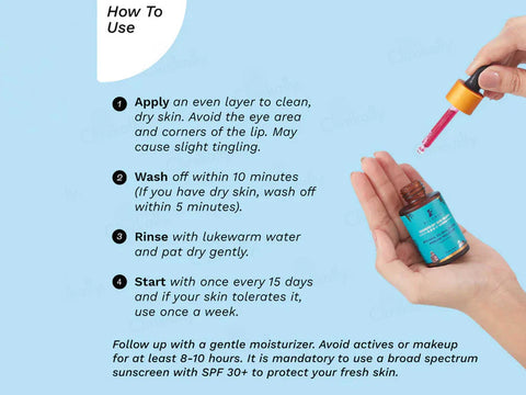 Peeling Solution for tan removal