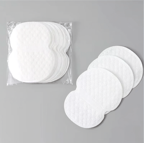 Dry flow disposable under arm sweat pads